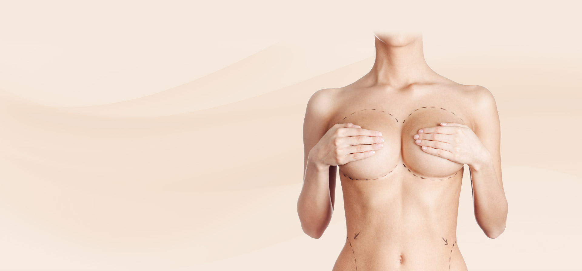 Plastic breast operation